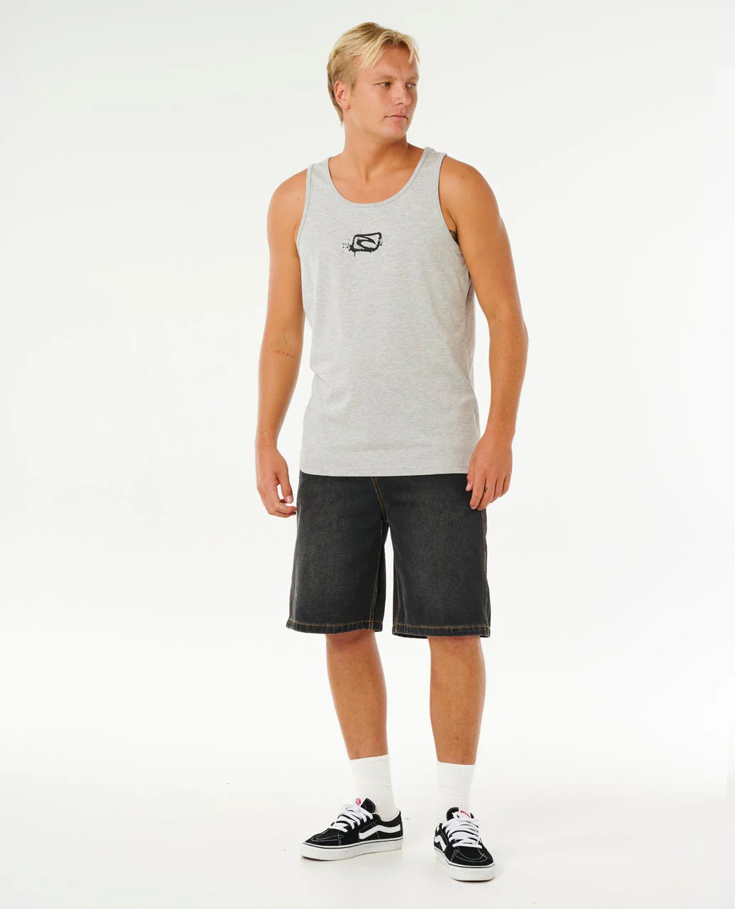 Rip Curl Men's Inner Visions Tank Grey Marle 0Y3MTE_0085 - Image 5