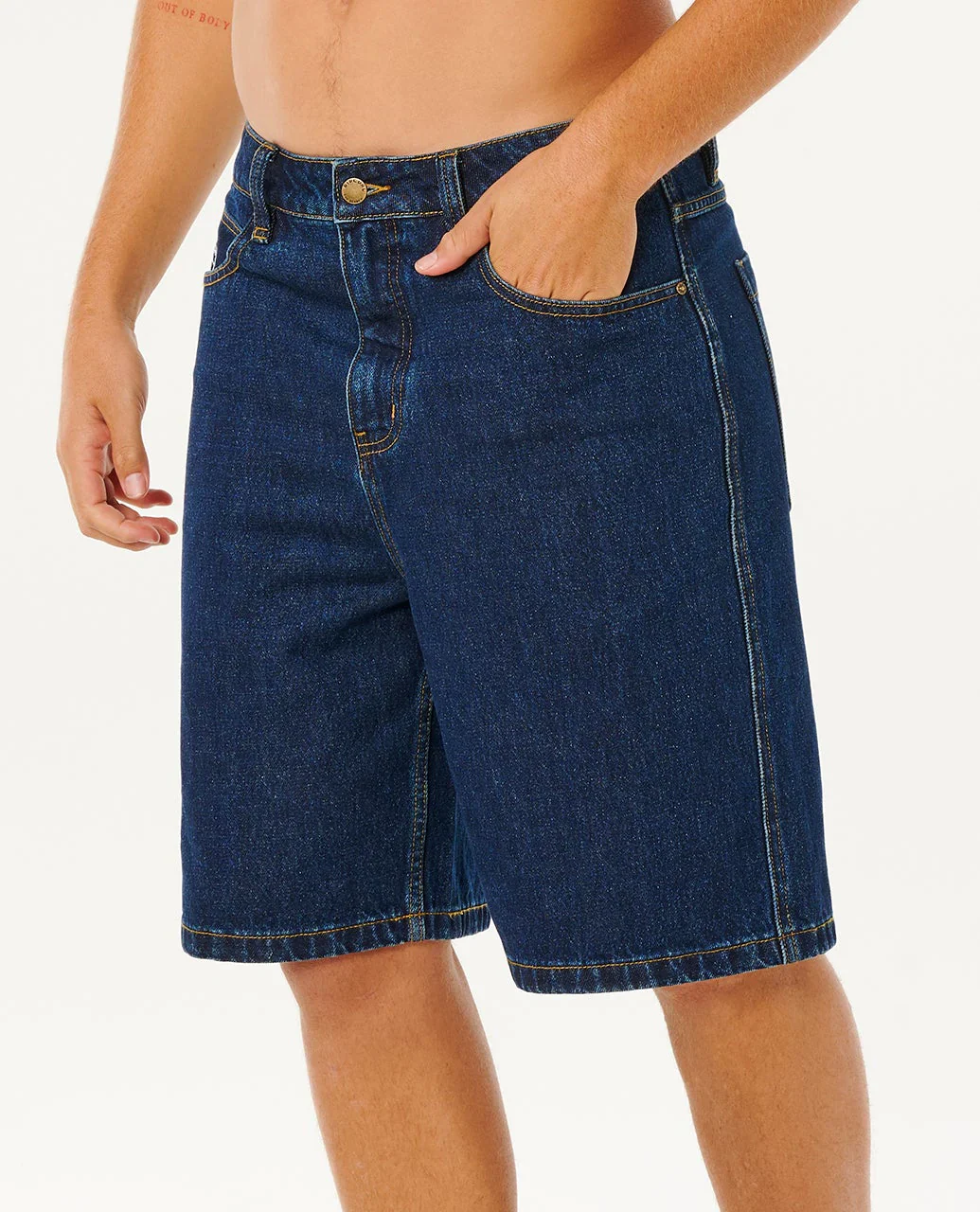 Rip Curl Men's Nu Dose 22" Denim Walkshort True Indigo 046MWS_9683 - Image 3