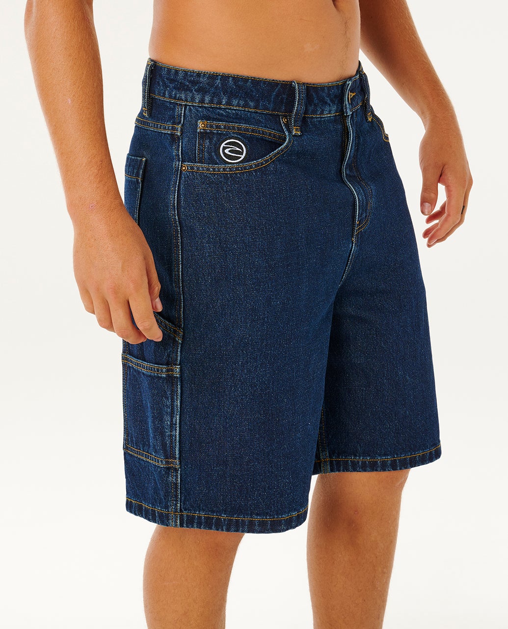 Rip Curl Men's Nu Dose 22" Denim Walkshort True Indigo 046MWS_9683 - Image 4