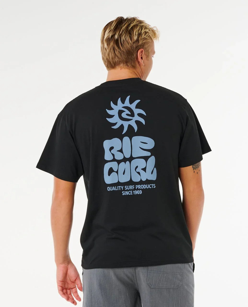 Rip Curl Men's Pacific Rinse Glass Off Tee Black 0XPMTE_0090 - Image 2