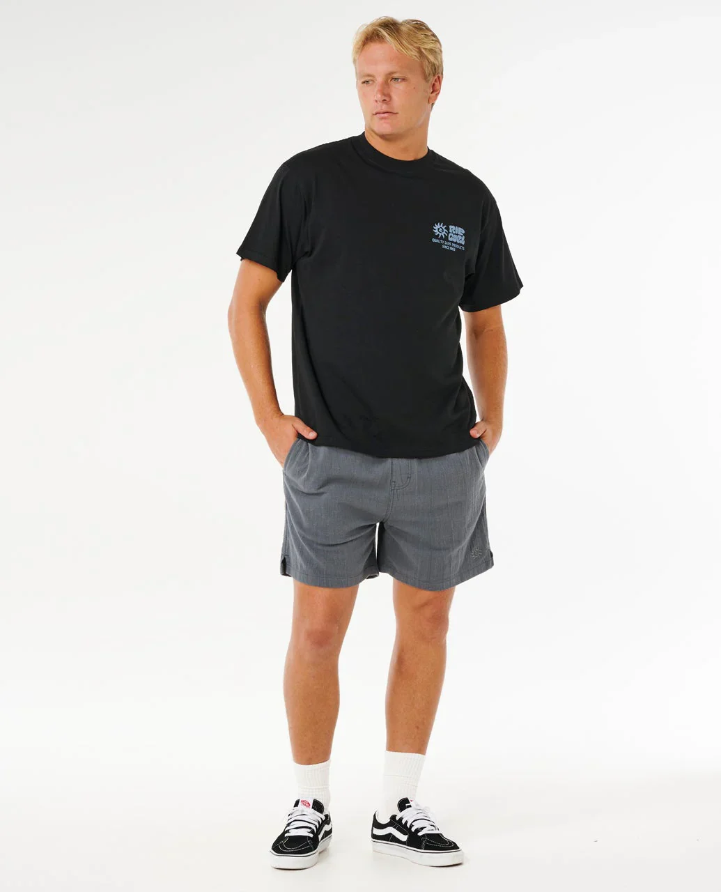 Rip Curl Men's Pacific Rinse Glass Off Tee Black 0XPMTE_0090 - Image 4