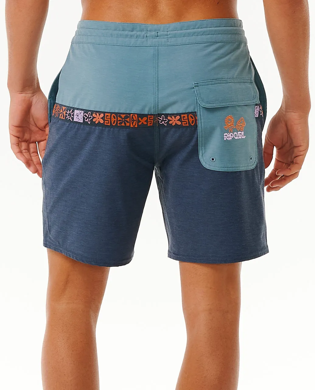 Rip Curl Men's Salt Water Culture Fungi Layday Standard Fit Boardshort Dark Navy 087MBO-0291 - Image 2