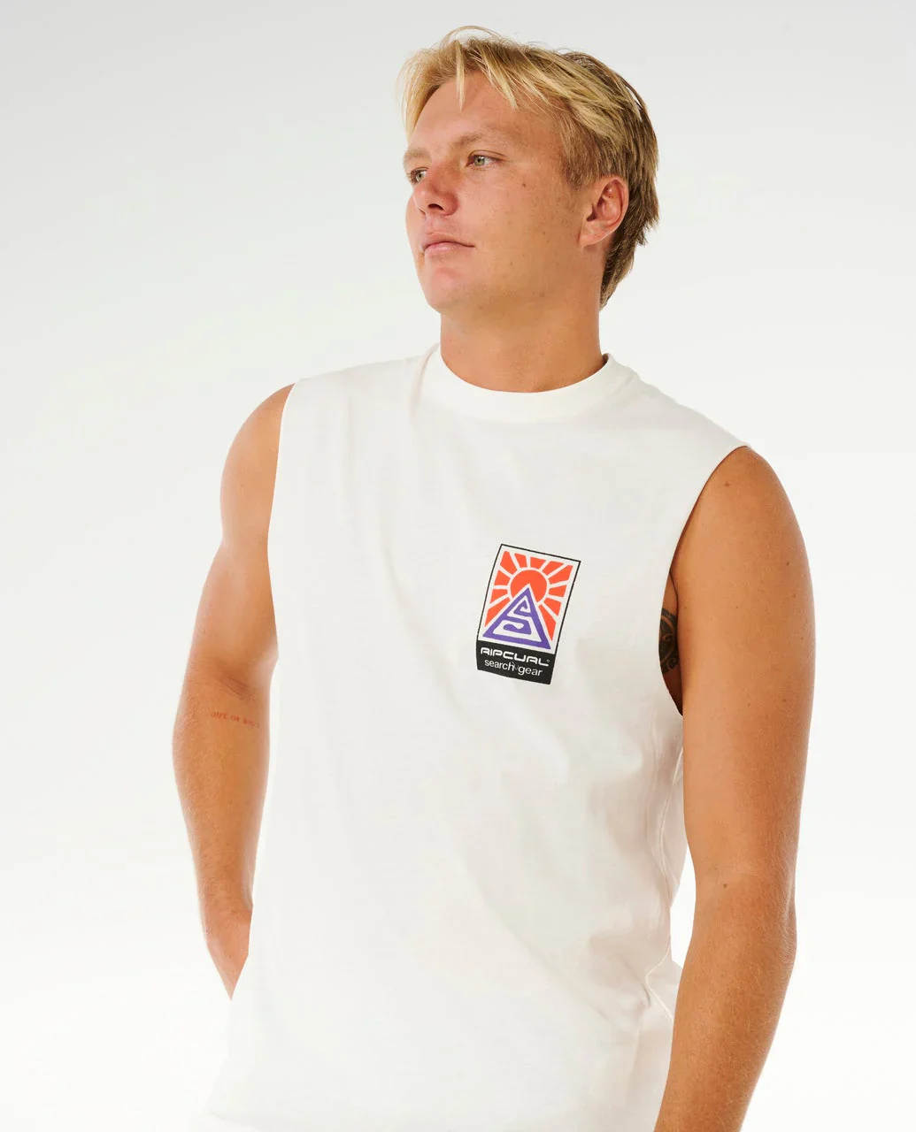 Rip Curl Men's Search Dawn Muscle Bone 10PMTE_3021 - Image 5