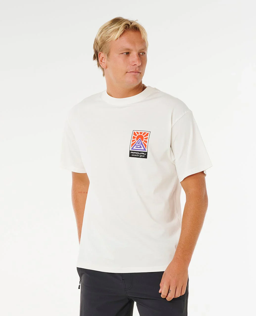 Rip Curl Men's Search Dawn T-Shirt Bone 10OMTE_3021