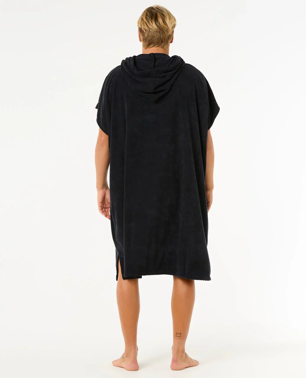 Rip Curl Unisex Brand Hooded Towel Poncho 180 - 65cm Black/Grey 00ZMTO_0097 - Image 3