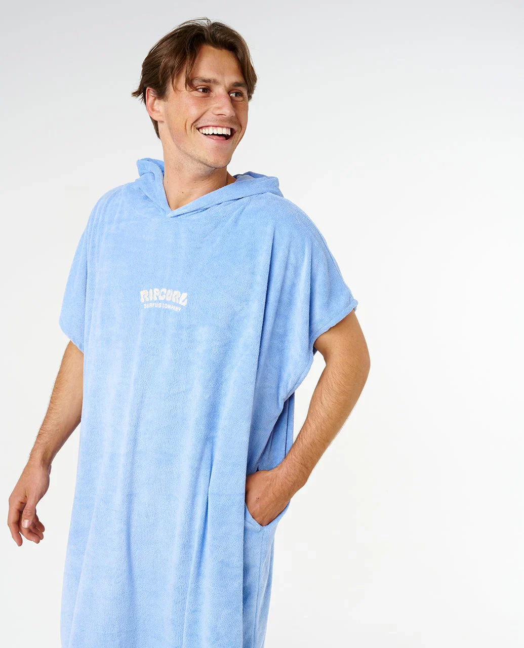 Rip Curl Unisex Classic Surf Hooded Towel Poncho 104cm Blue 00ZWTO_0070 - Image 6