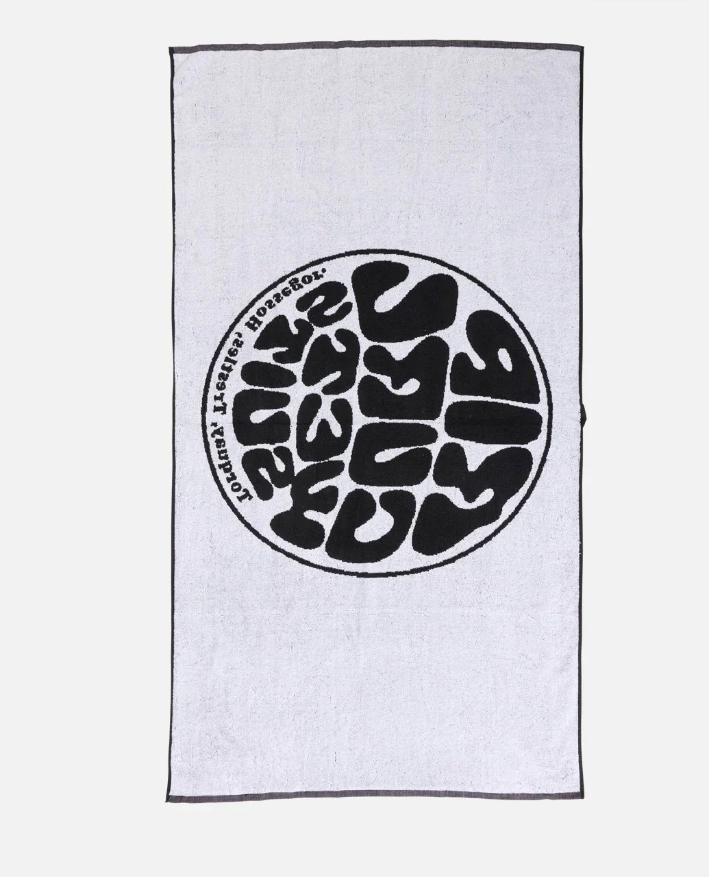 Rip Curl Unisex Logos Towel 160 - 80cm Black 01BMTO_0090 - Image 3