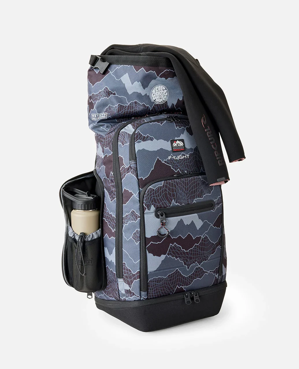 Rip Curl Unisex Search F-Light 45L Surf Backpack Black/Grey 156MBA_0097 - Image 5