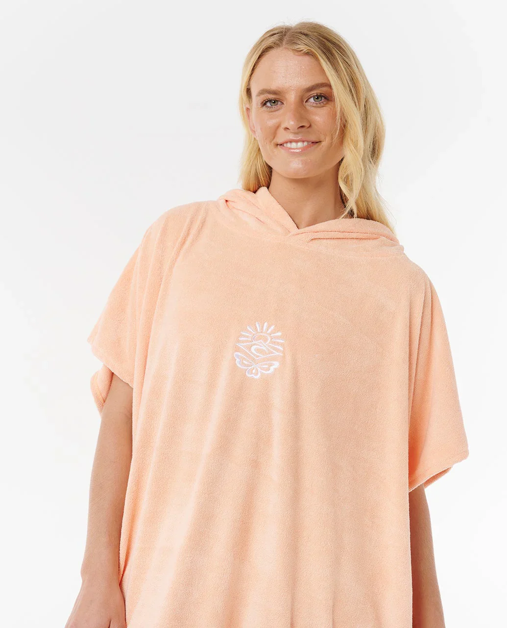 Rip Curl Women's Classic Surf Hooded Towel Poncho 104cm Bright Peach 00ZWTO_2116 - Image 4