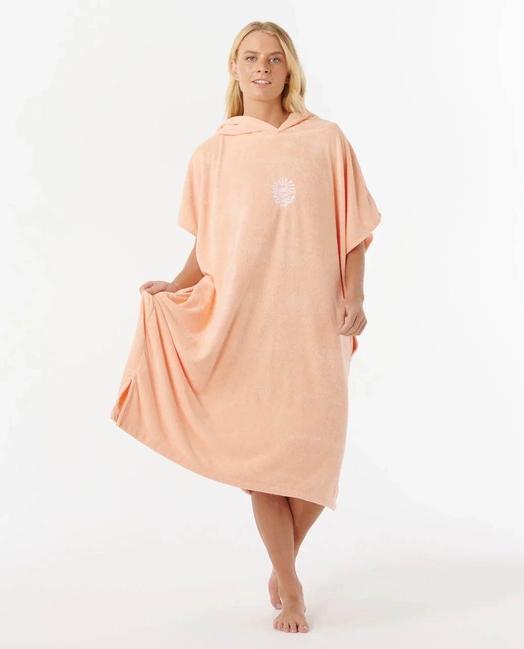 Rip Curl Women's Classic Surf Hooded Towel Poncho 104cm Bright Peach 00ZWTO_2116 - Image 5