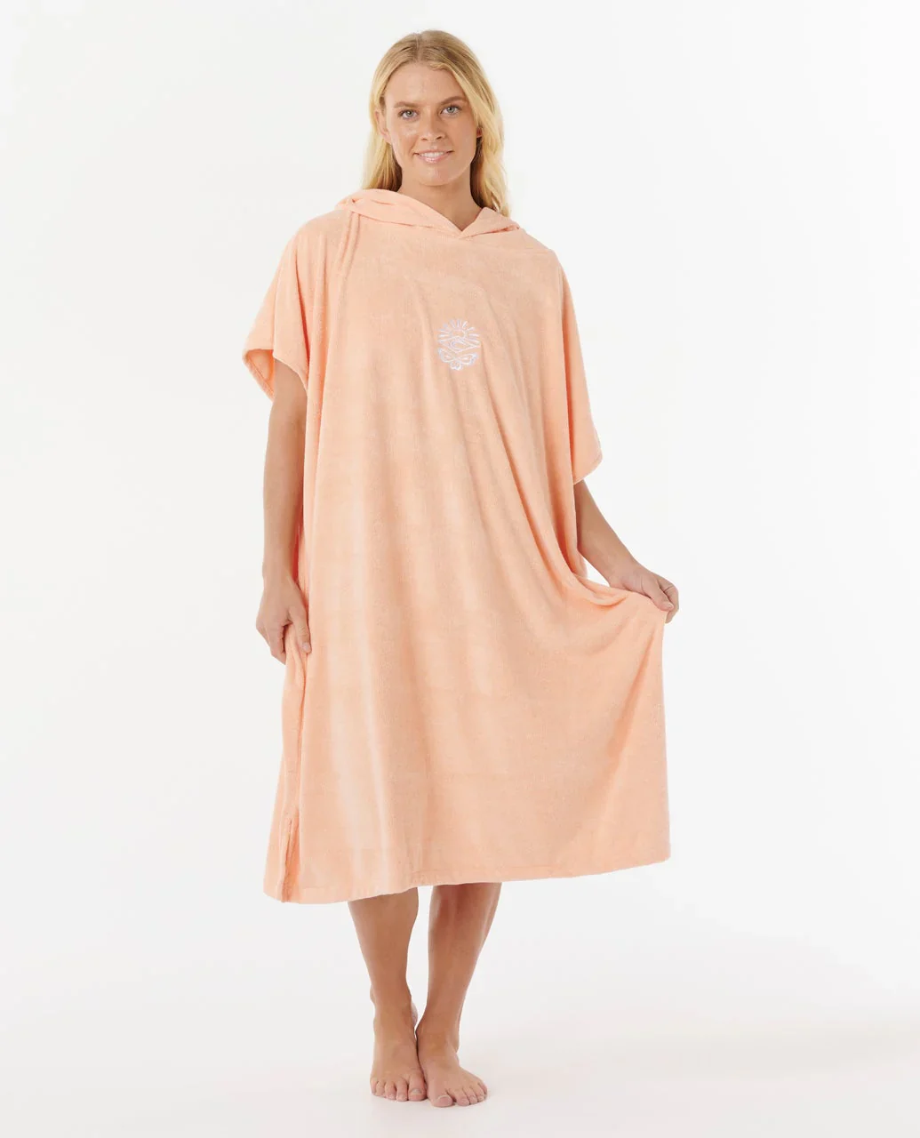 Rip Curl Women's Classic Surf Hooded Towel Poncho 104cm Bright Peach 00ZWTO_2116 - Image 6
