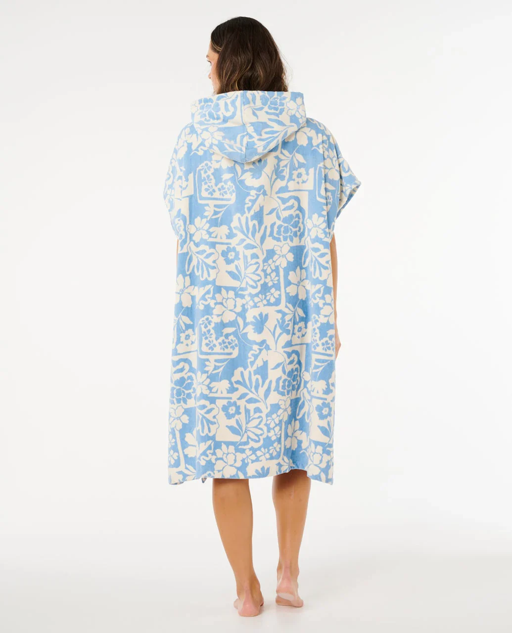 Rip Curl Women's Mixed Hooded Towel Poncho 104cm Blissful Blue 00VWTO_2828 - Image 3