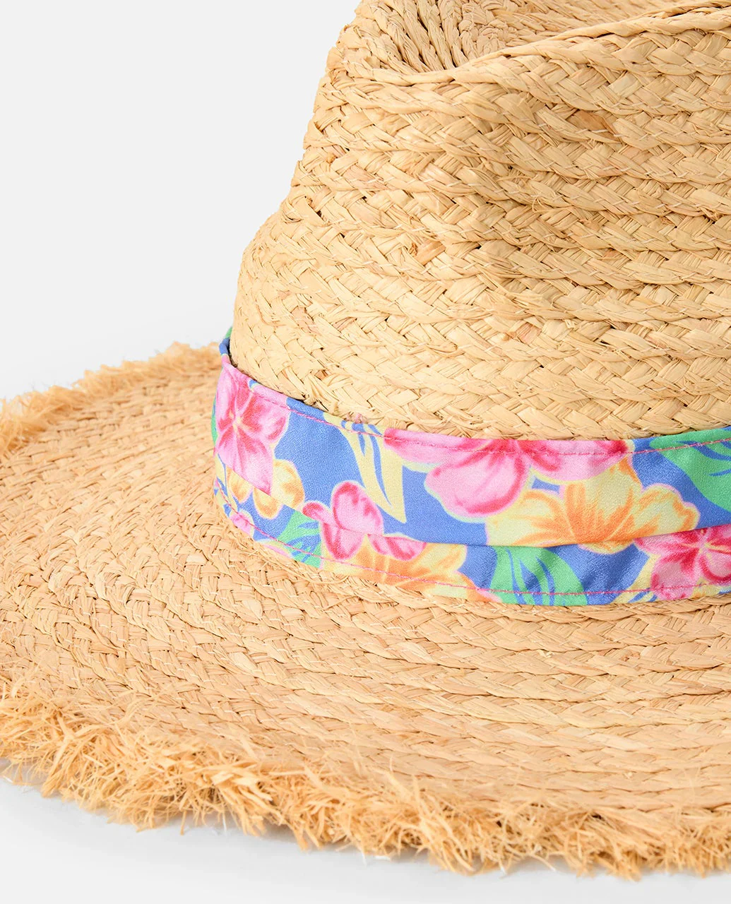 Rip Curl Women's Mixed Straw UPF Panama Hat Natural 07HWHE_0031 - Image 5