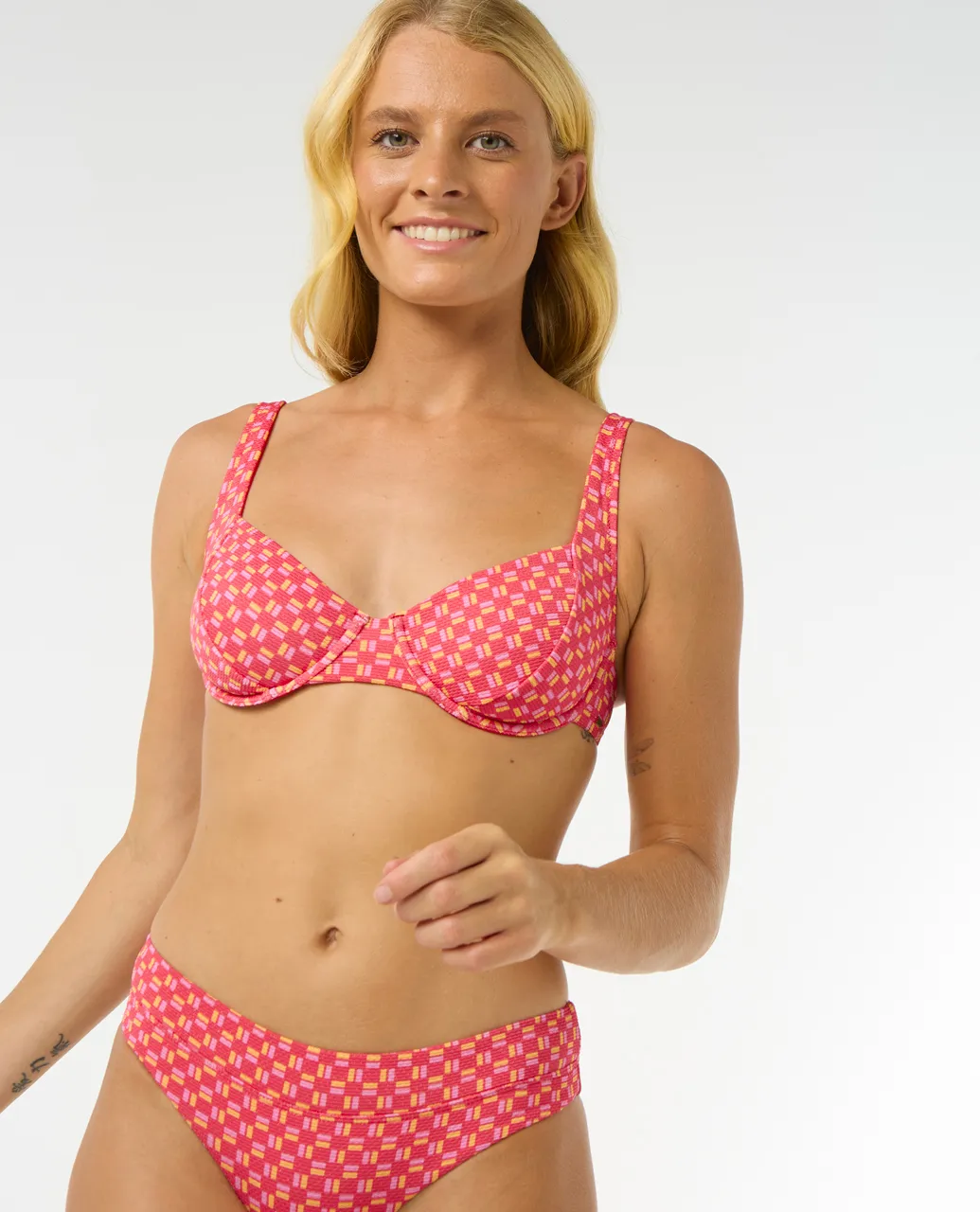Rip Curl Women's Shell Cove D Balconette Bikini Top Red 0NDWSW-0040 - Image 3