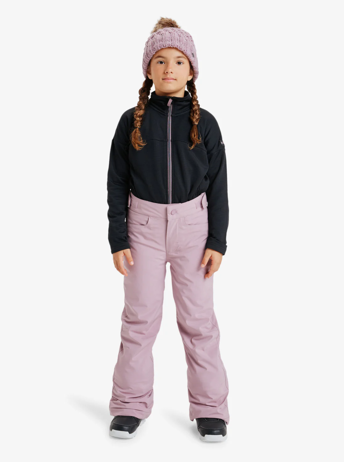 Roxy Kids' Backyard Girl Snow Pants (8-16 Years) Discreet Mauve ERGTP03059-MGQ0 - Image 3