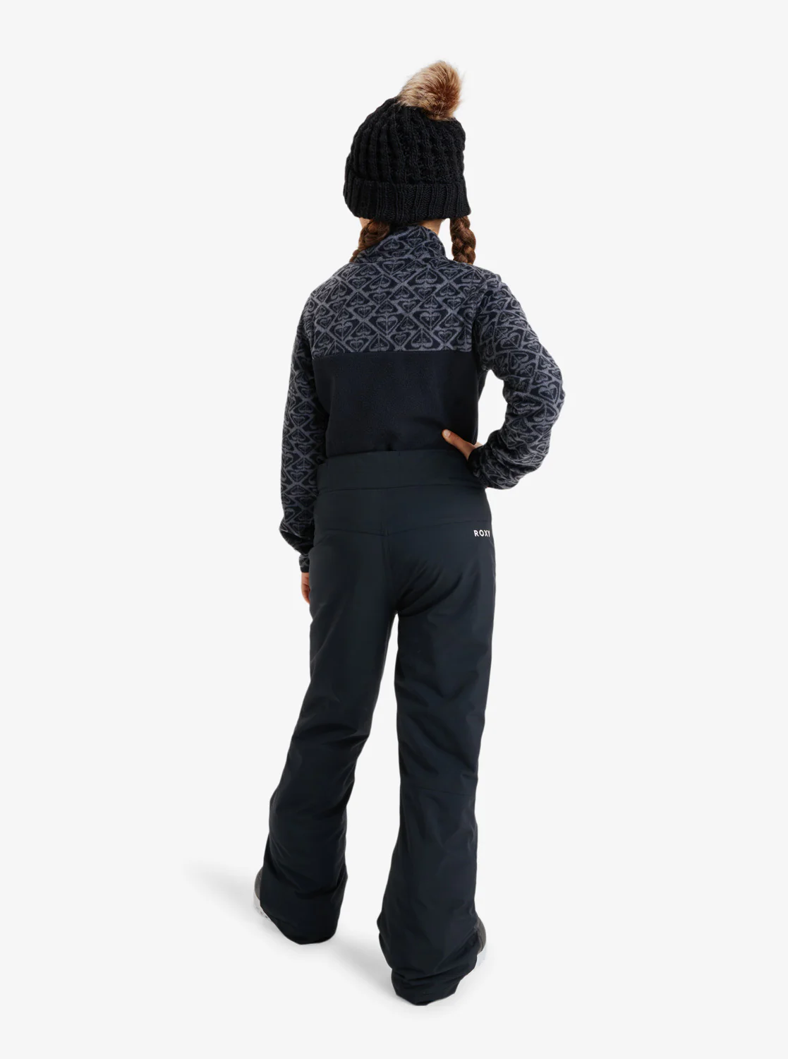 Roxy Kids' Backyard Girl Snow Pants (8-16 Years) True Black ERGTP03059-KVJ0 - Image 2