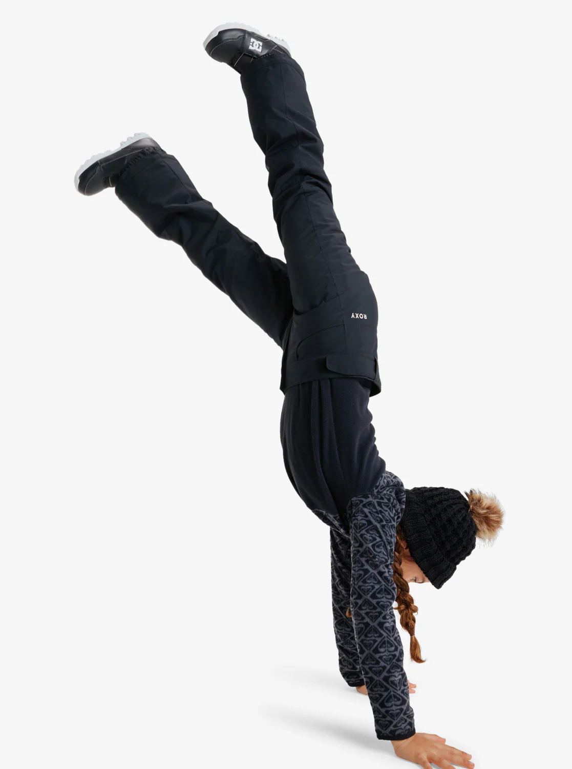 Roxy Kids' Backyard Girl Snow Pants (8-16 Years) True Black ERGTP03059-KVJ0 - Image 5