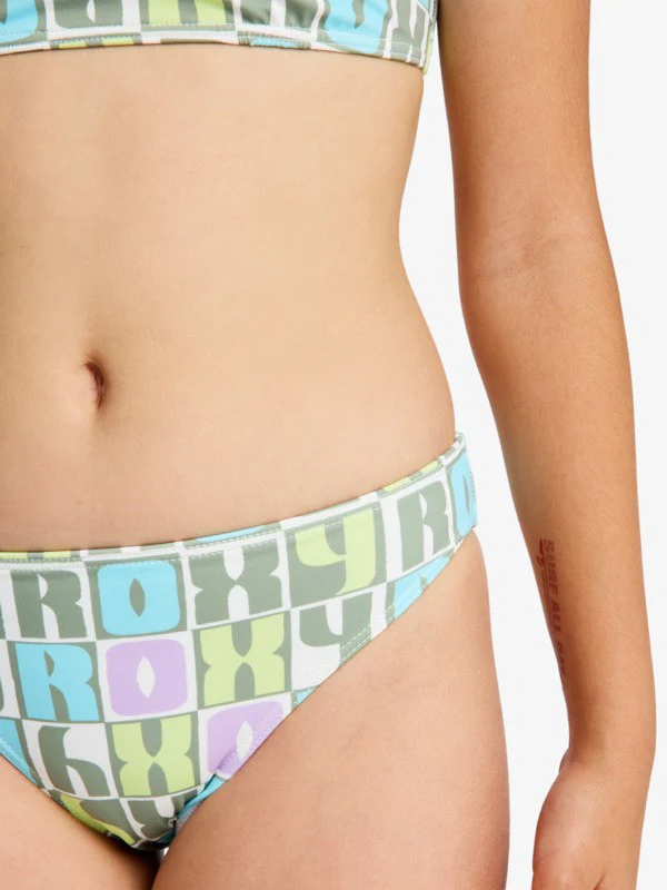 Roxy Kids' Letter Up Two Piece Bralette Set (8-14 Years) Oil Green ERGX203696-GLD8 - Image 5