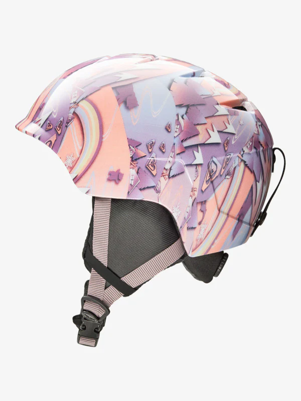 Roxy Kids' Slush Snow Helmet Coral Chic Papercut ERGTL03030-NKN2 - Image 3