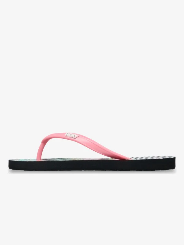 Roxy Kid's Viva Stamp Flip Flops Black Multi ERGL100014-KMI1 - Image 4