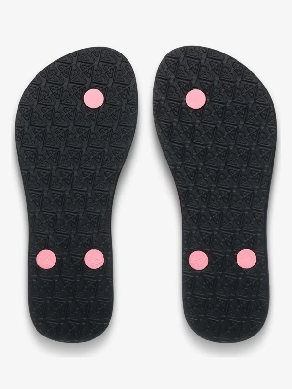 Roxy Kid's Viva Stamp Flip Flops Black Multi ERGL100014-KMI1 - Image 5