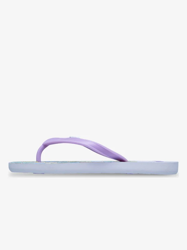 Roxy Kid's Viva Stamp Flip Flops Purple ERGL100014-PUR - Image 3
