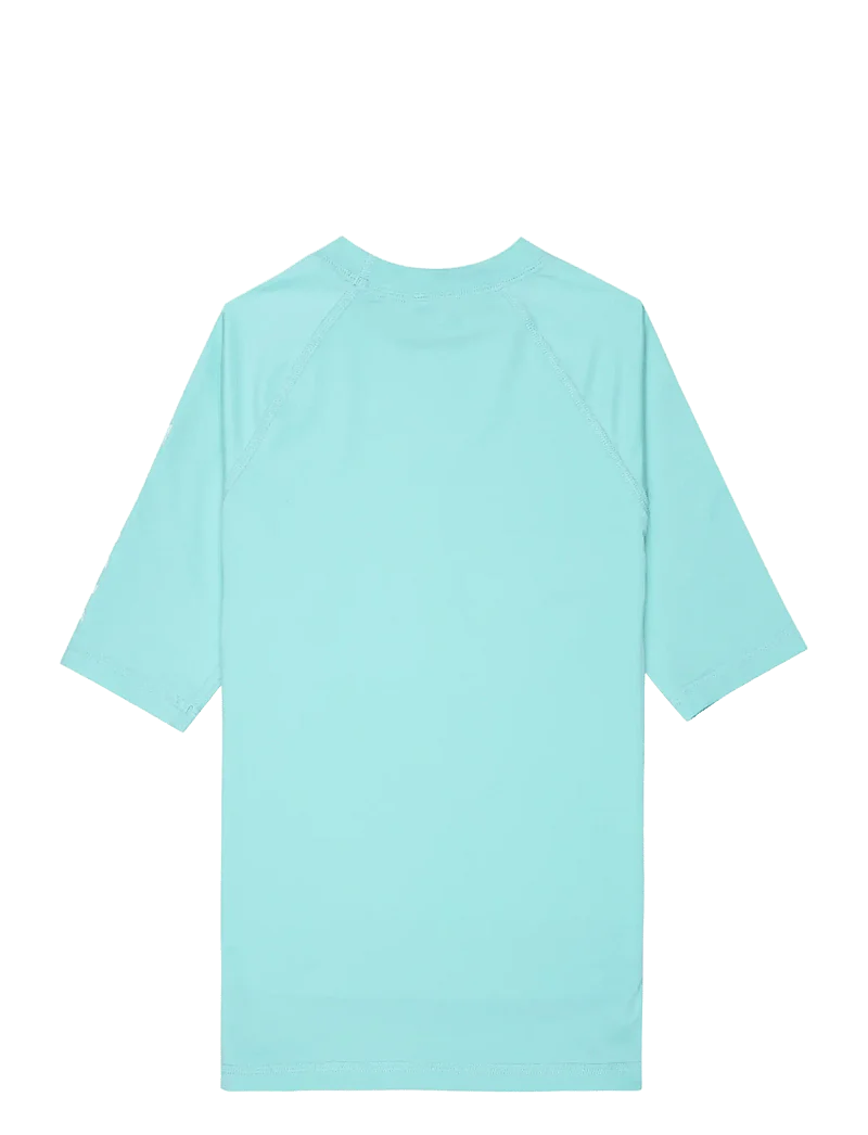 Roxy Kids' Whole Hearted SS Rash Vest Aqua Splash ERGWR03491-BZG0 - Image 2