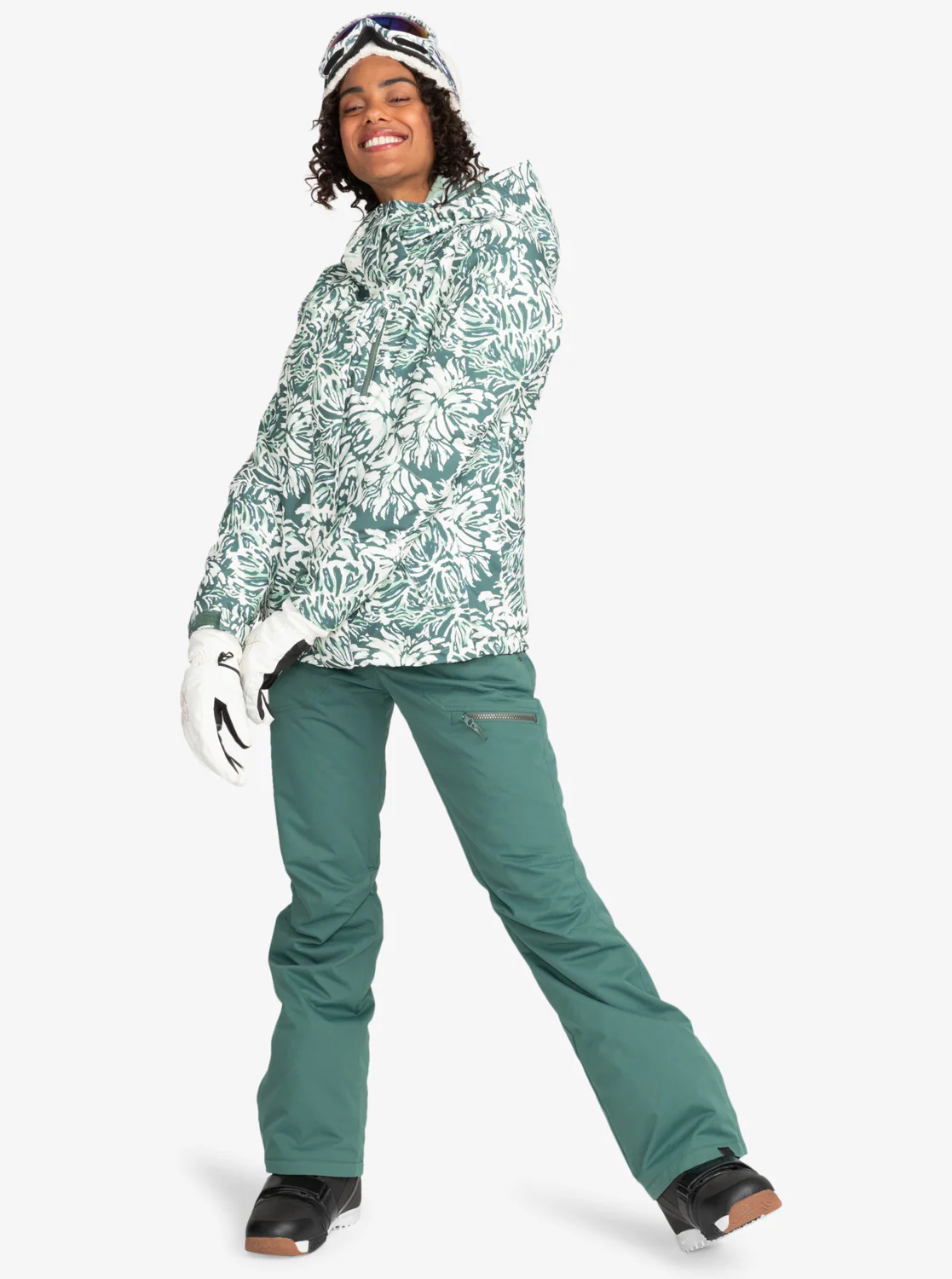 Roxy Nadia Insulated Snow Pant Dark Forest ERJTP03230-BPG0 - Image 8