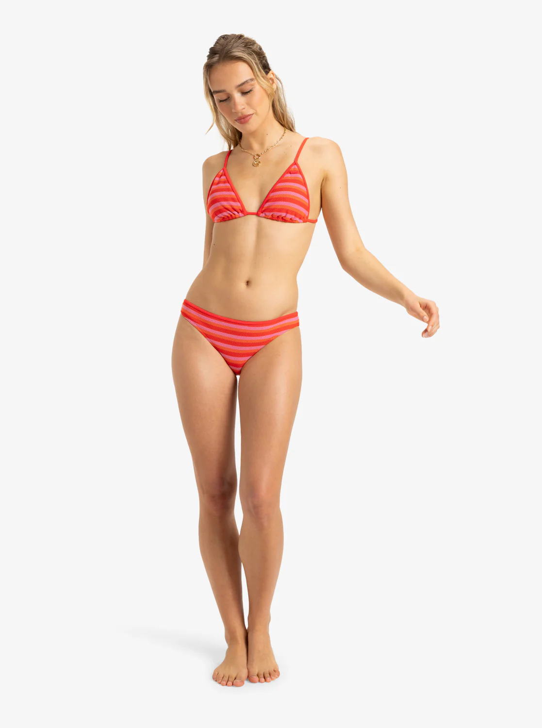 Roxy Women's Jasmin Bikini Bottoms Poppy Red ERJX405020-RNN0 - Image 4