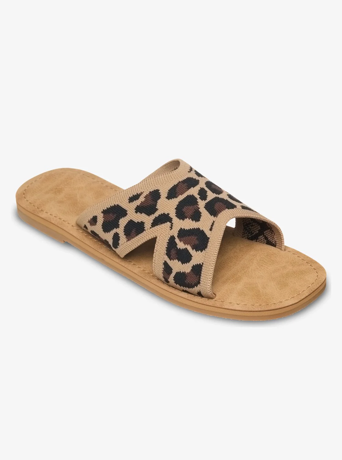 Roxy Women's Andreya Leo Slider Sandals Leopard Print ERJL200047-LEP