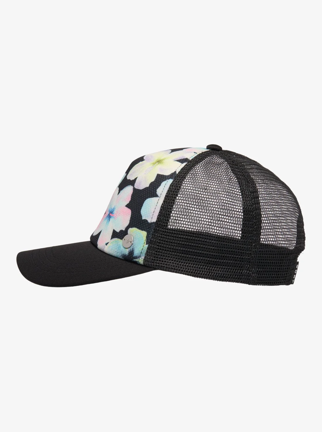 Roxy Women's Beautiful Morning Trucker Cap Anthracite Im Fleur Real ERJHA04434-KVJ7 - Image 4
