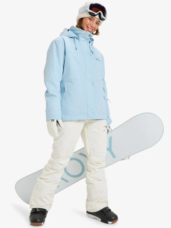 Roxy Women's Brylee Snow Jacket Ice Blue ERJTJ03530-BZM0 - Image 2