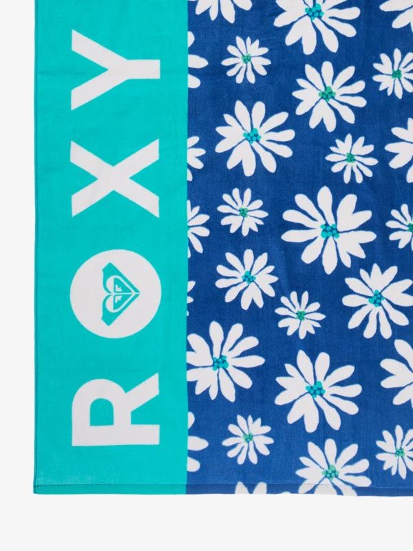 Roxy Women's Cold Water Printed Beach Towel 160-90cm Coconut Milk Flower Soul ERJAA04360-XBBK - Image 3
