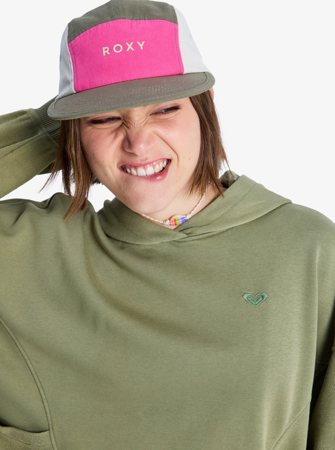 Roxy Women's Cruel Reef Break Baseball Cap Pebble ERJHA04451-TGJ0 - Image 5