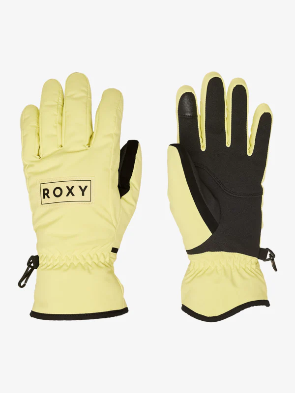 Roxy Women's Freshfield Snow Gloves Yellow Pear ERJHN03261-YFK0