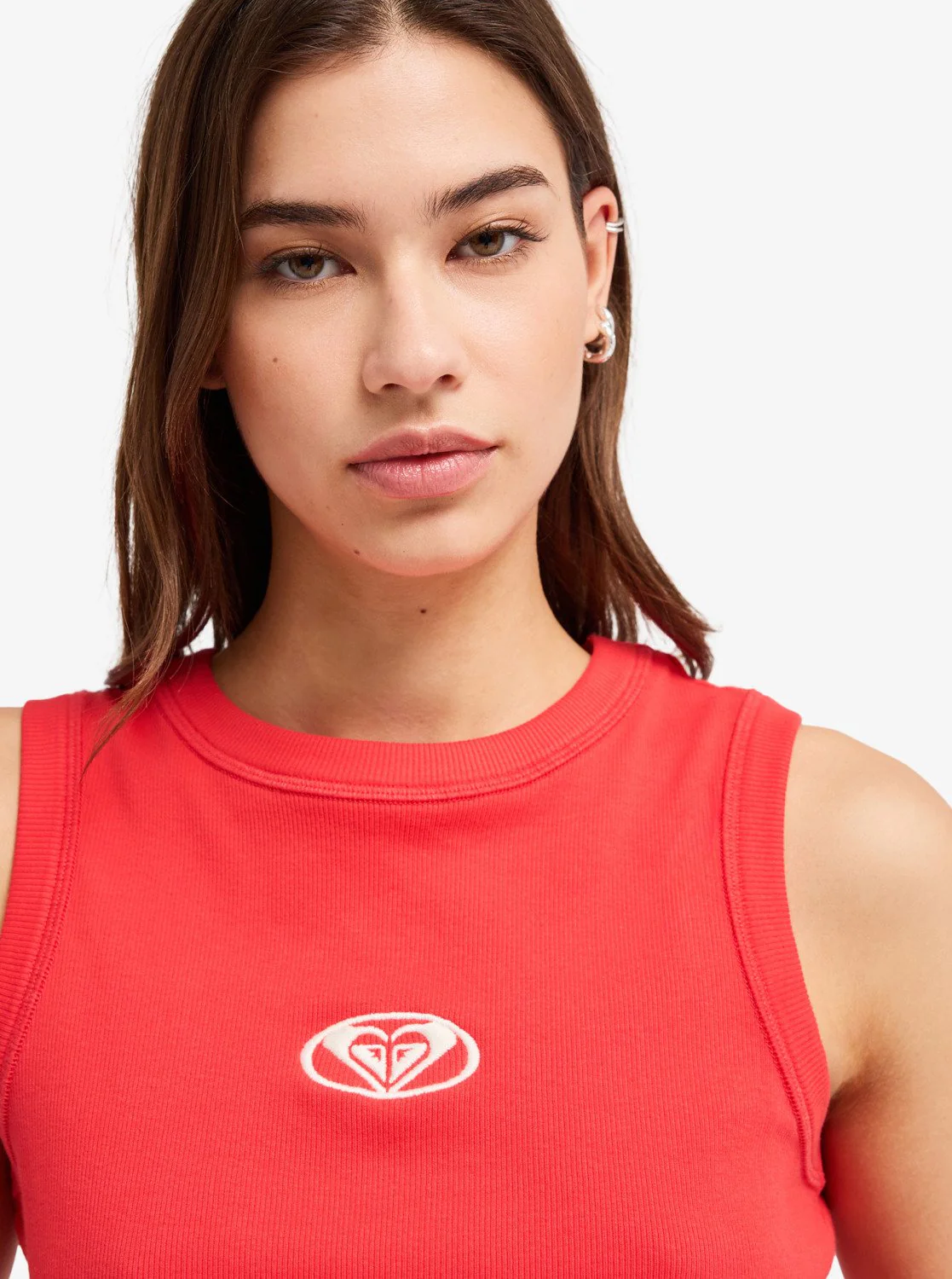 Roxy Women's Iconic Days Vest Top Hibiscus ERJKT04384-RMZ0 - Image 3