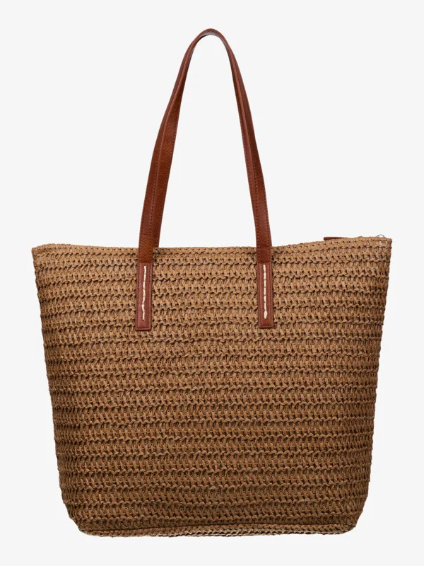 Roxy Women's In The Tropics Beach Bag Brownie ERJBT03419-CME0 - Image 2