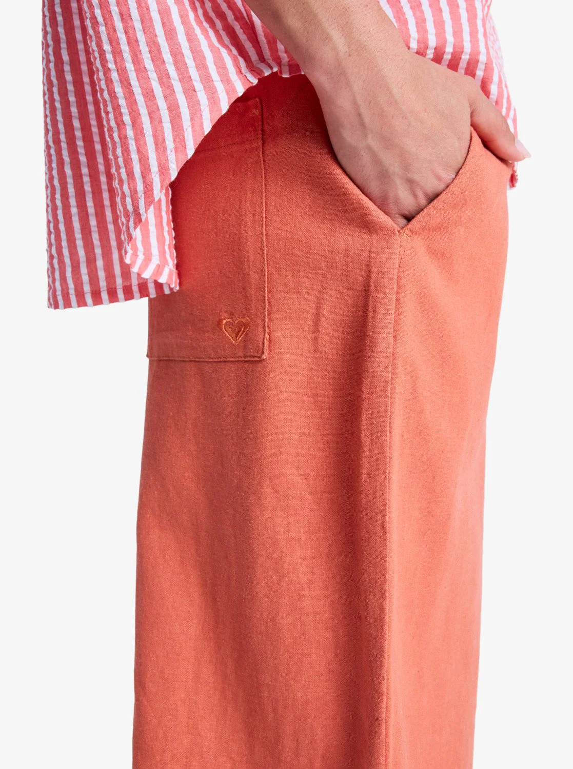Roxy Women's Lekeitio Break Mid Lightweight Trousers Apricot Brandy ERJNP03545-MLN0 - Image 5