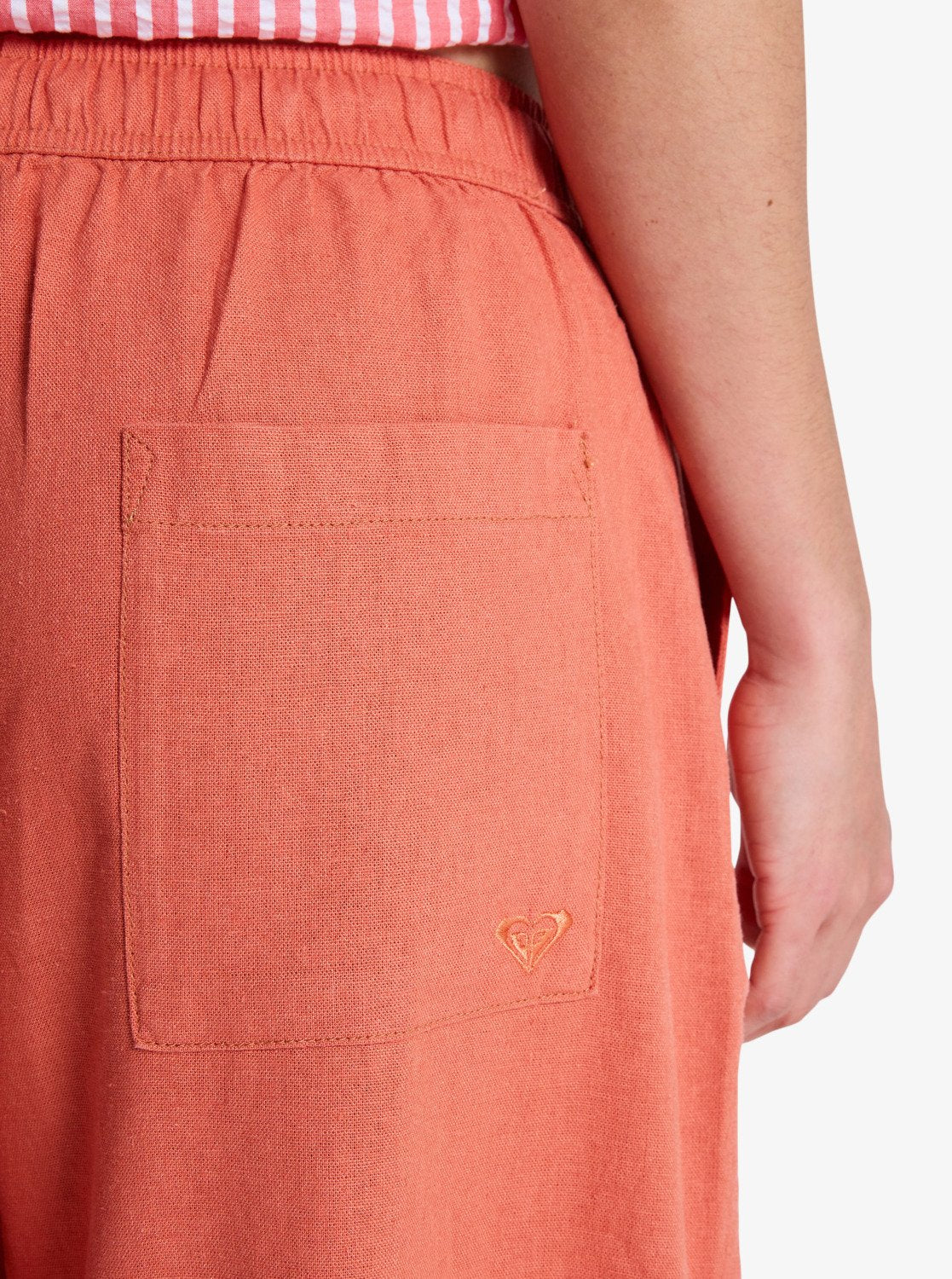 Roxy Women's Lekeitio Break Mid Lightweight Trousers Apricot Brandy ERJNP03545-MLN0 - Image 7