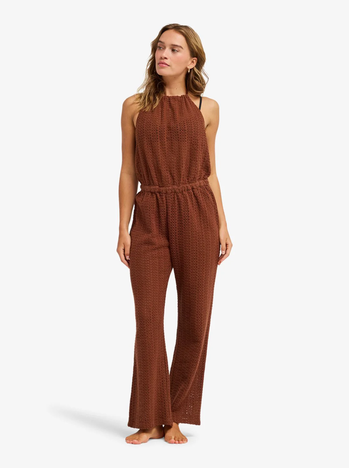 Roxy Women's Luna Feeling Jumpsuit Cappuccino ERJX603497-CRV0