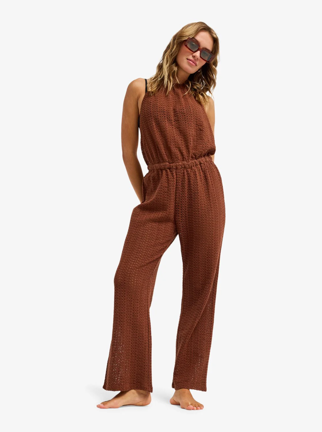 Roxy Women's Luna Feeling Jumpsuit Cappuccino ERJX603497-CRV0 - Image 5