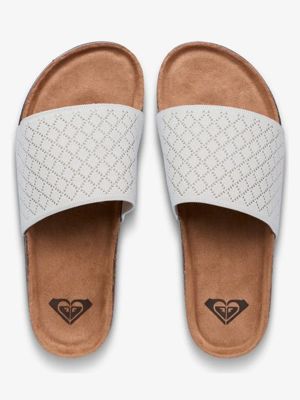 Roxy Women's Mannae Slide Beige Sandals Taupe ERJL100086-TAU - Image 3