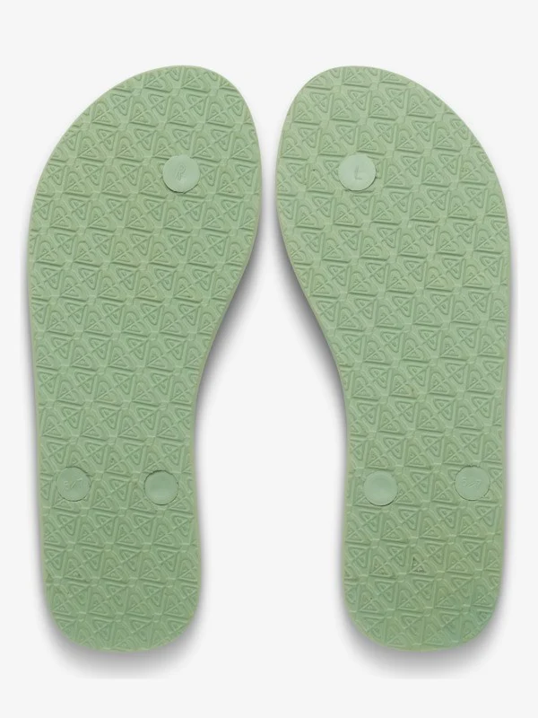 Roxy Women's New Viva Printed Flip Flops Oil Green ERJL100087-OGN - Image 5