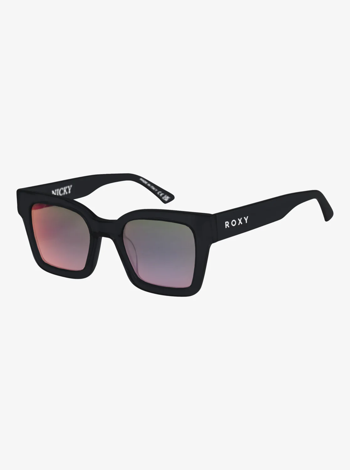 Roxy Women's Nicky Sunglasses Black/Ml Infrared ERJEY03148-KYH9