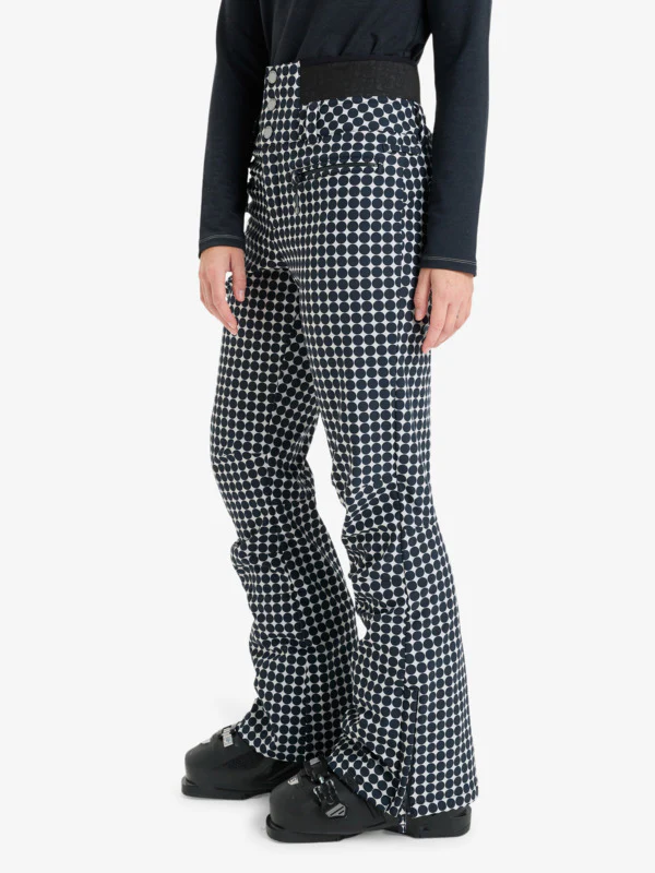 Roxy Women's Rising High Snow Pants Whisper White Small Dots ERJTP03295-WCF3 - Image 2