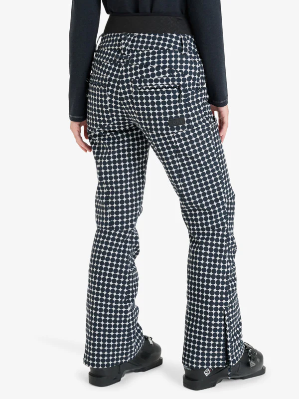 Roxy Women's Rising High Snow Pants Whisper White Small Dots ERJTP03295-WCF3 - Image 4