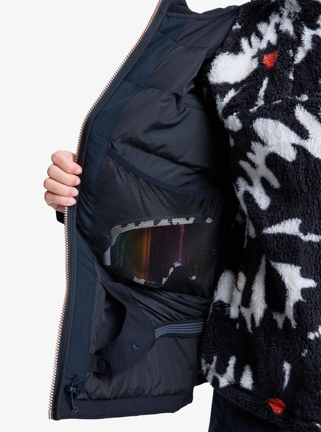 Roxy Womens' Snowyhill Puffy 10K Technical Snow Jacket True Black ERJTJ03535-KVJ0 - Image 5