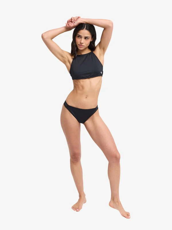 Roxy Women's Solid Essentials Bikini Bottoms Anthracite ERJX405186-KVJ0 - Image 3