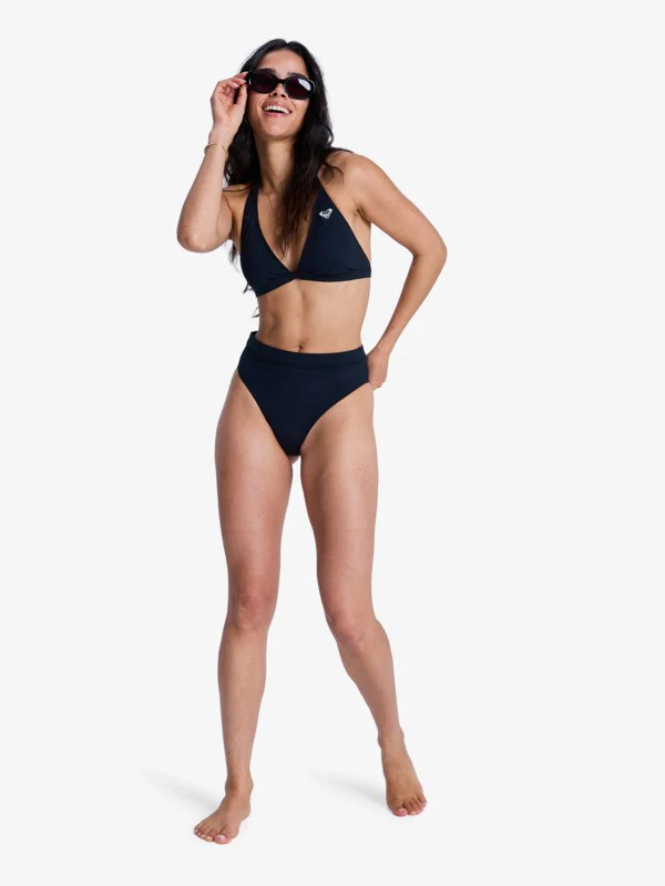 Roxy Women's Solid Essentials Bikini Top Anthracite ERJX305689-KVJ0 - Image 5