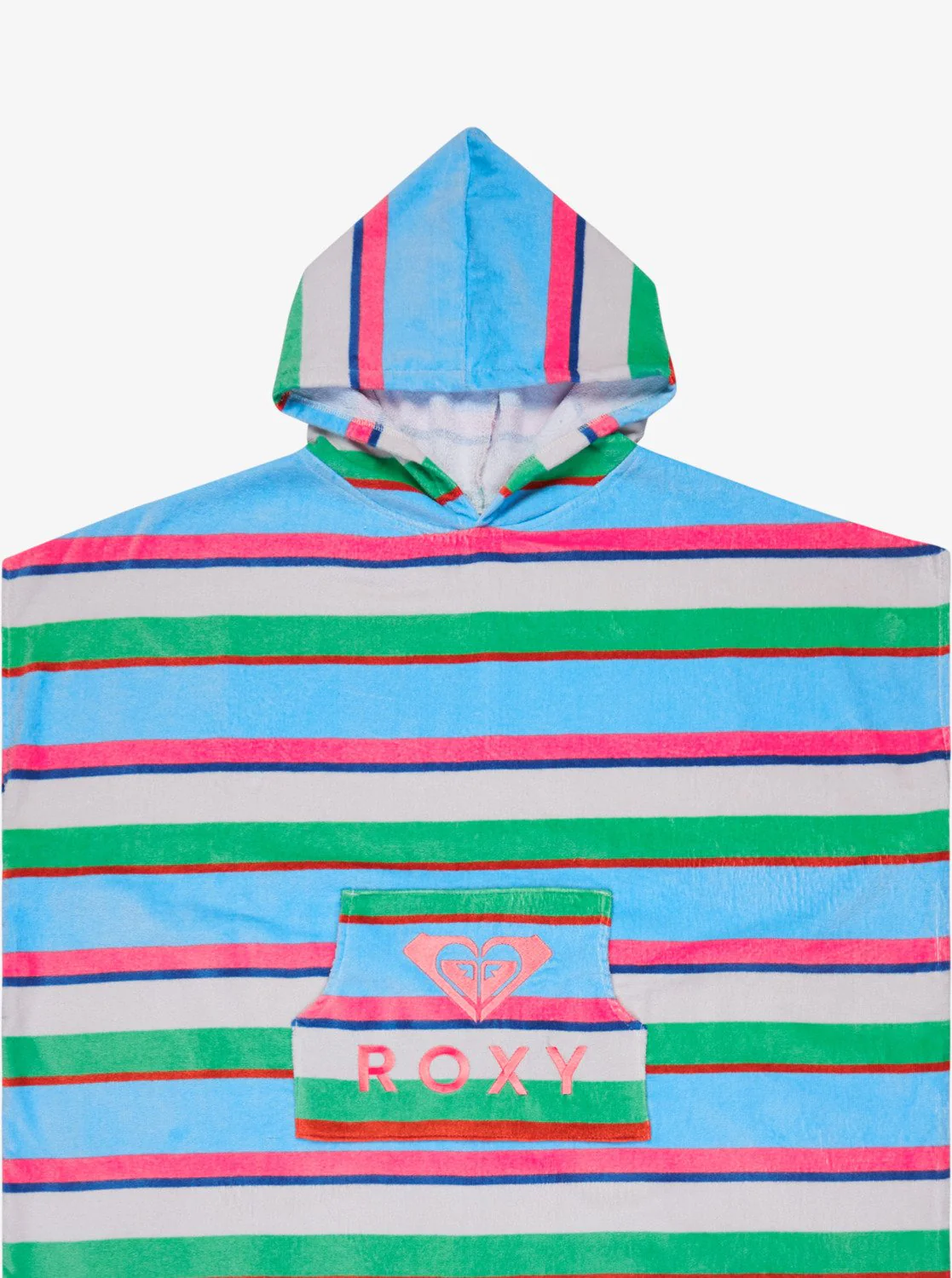 Roxy Women's Stay Magical Printed Poncho Towel Cloud Dancer Classic Stripe ERJAA04433-WBP2 - Image 2